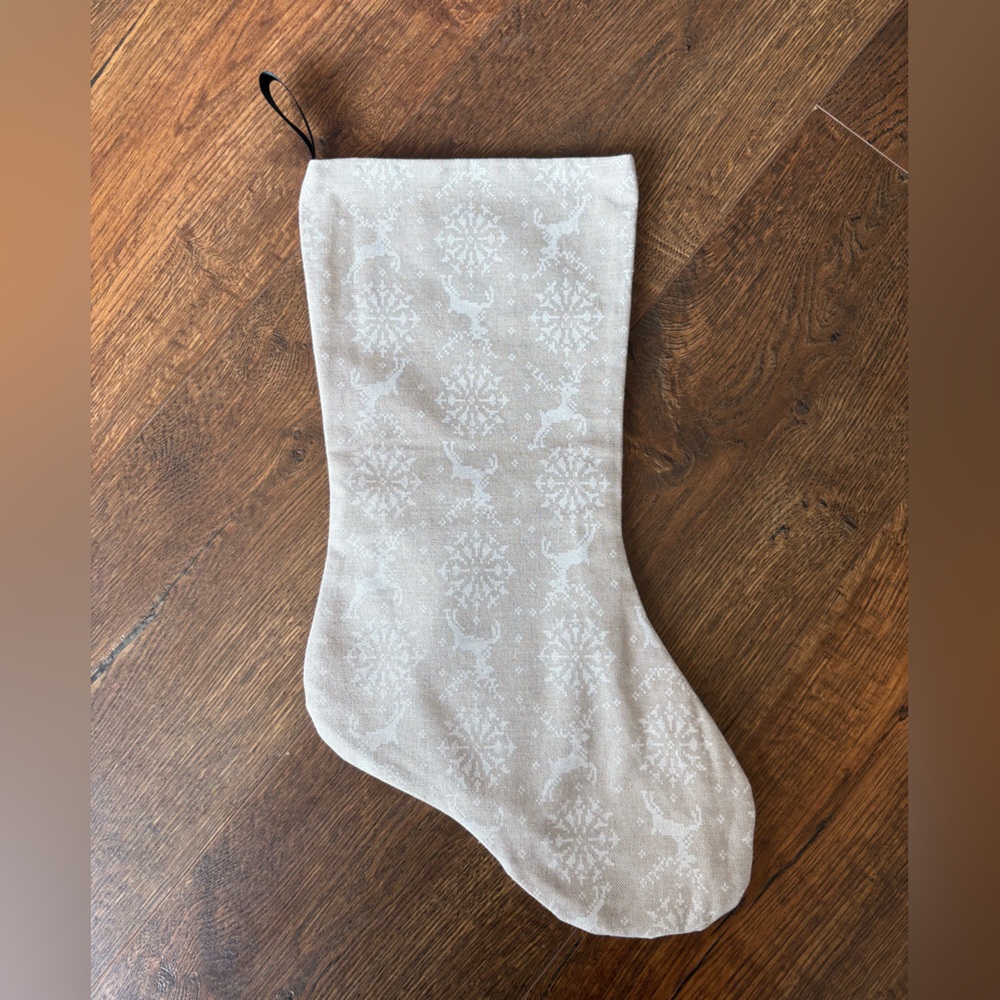 NWOT Reindeer Print Christmas Stocking ✨Multiple Available✨